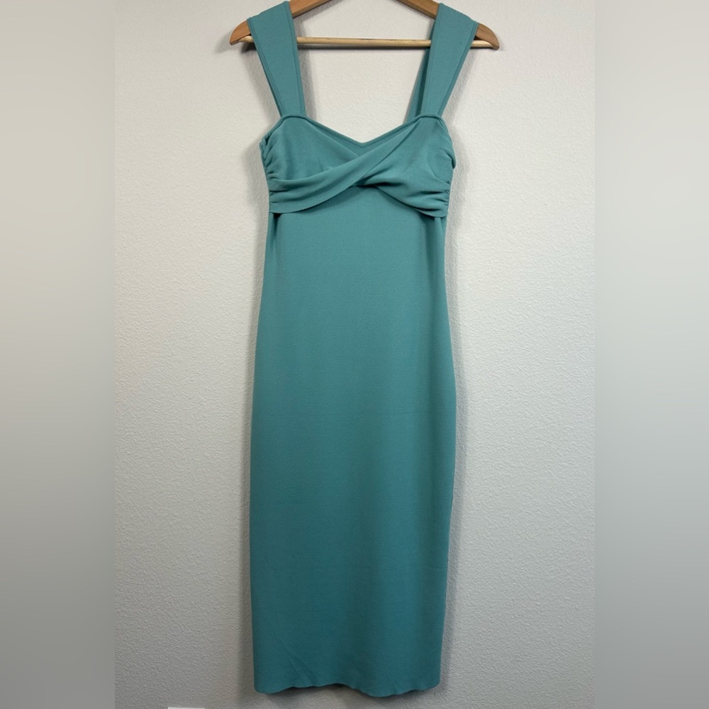 Eva Mendes & NY & Company Lolanda Teal Dress Sz S